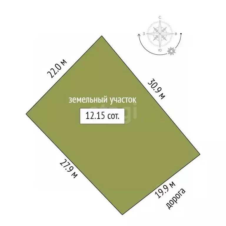 Участок в Костромская область, Кострома Ручеек СНТ, 32 (12.15 сот.) - Фото 1