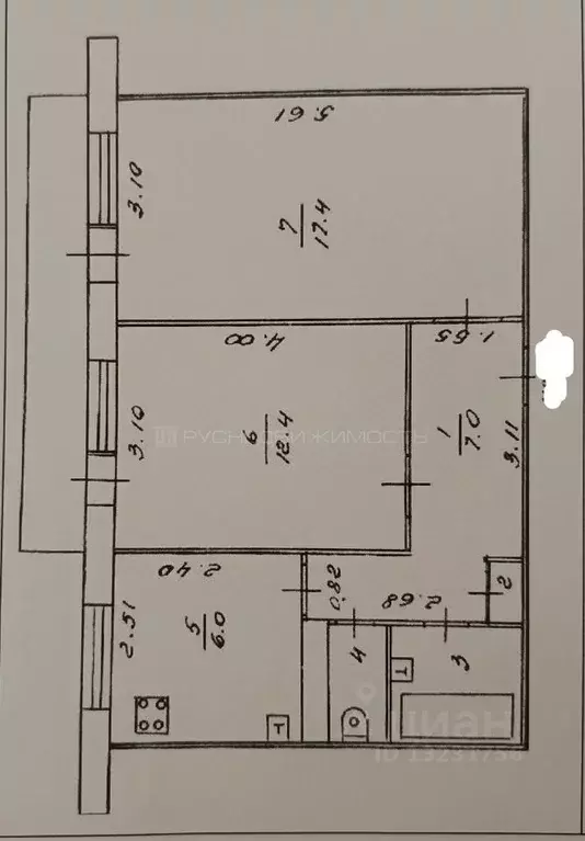 2-к кв. Кировская область, Киров Милицейская ул., 51 (47.3 м) - Фото 1