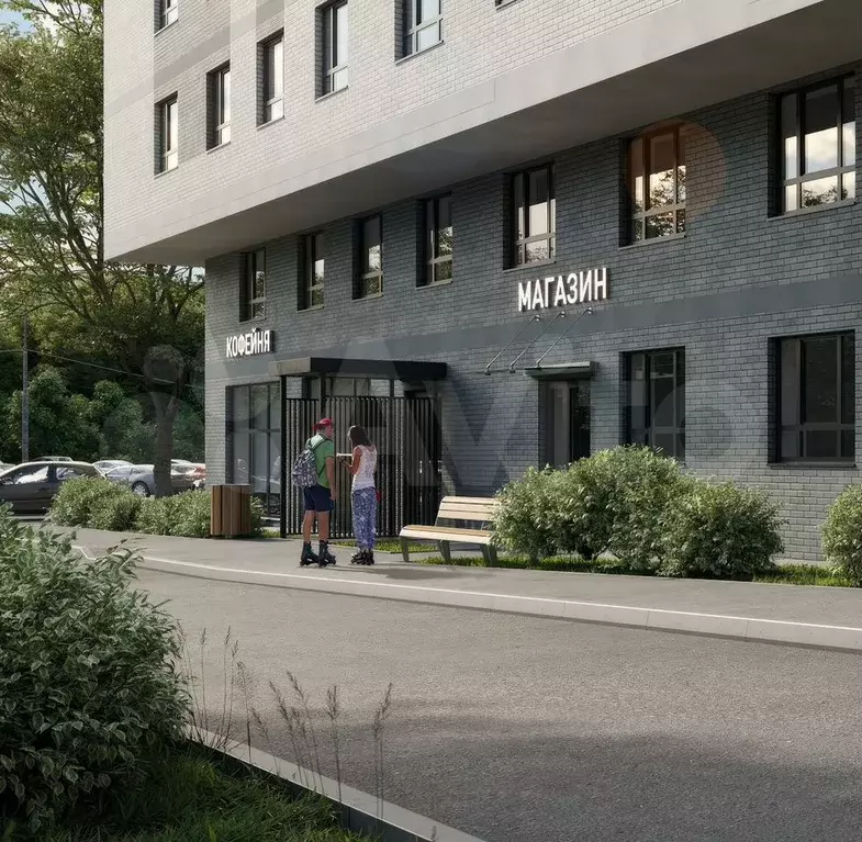 Квартира-студия, 27,6 м, 1/10 эт. - Фото 1