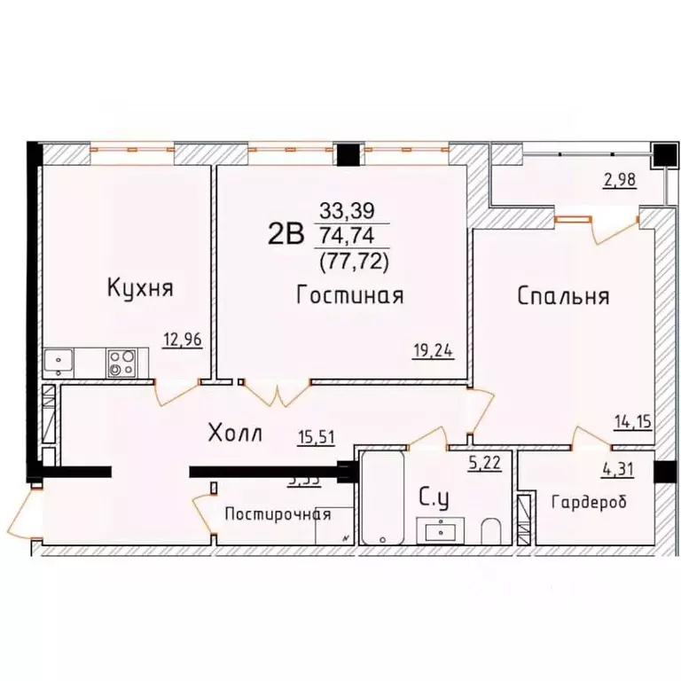 2-к кв. Дагестан, Дербент ул. Графа Воронцова, 78скА-5 (77.72 м) - Фото 0