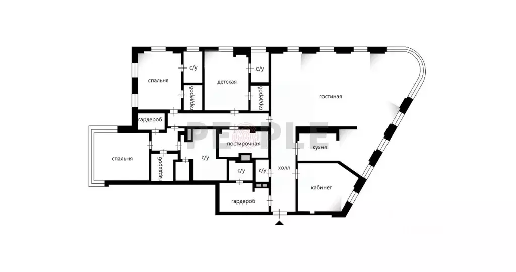 5-к кв. Москва Малый Левшинский пер., 5К2 (333.6 м) - Фото 2