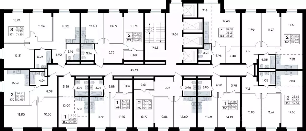 2-к кв. Приморский край, Владивосток ул. Тухачевского (59.64 м) - Фото 2