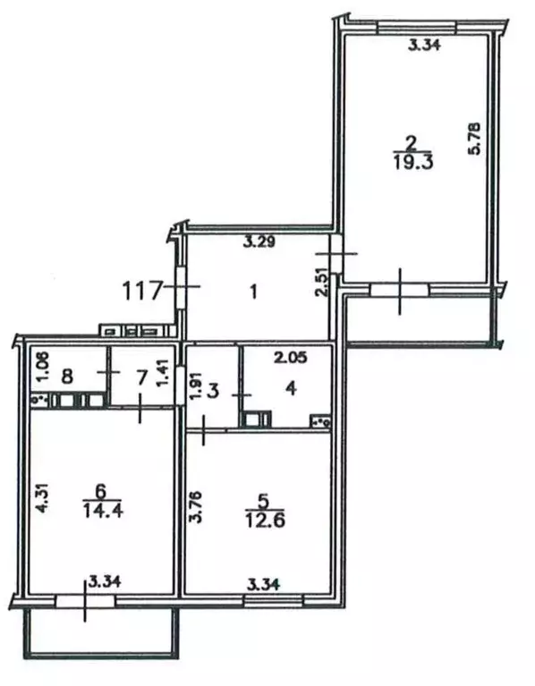 Продаётся 2-к квартира, 65 м - Фото 1