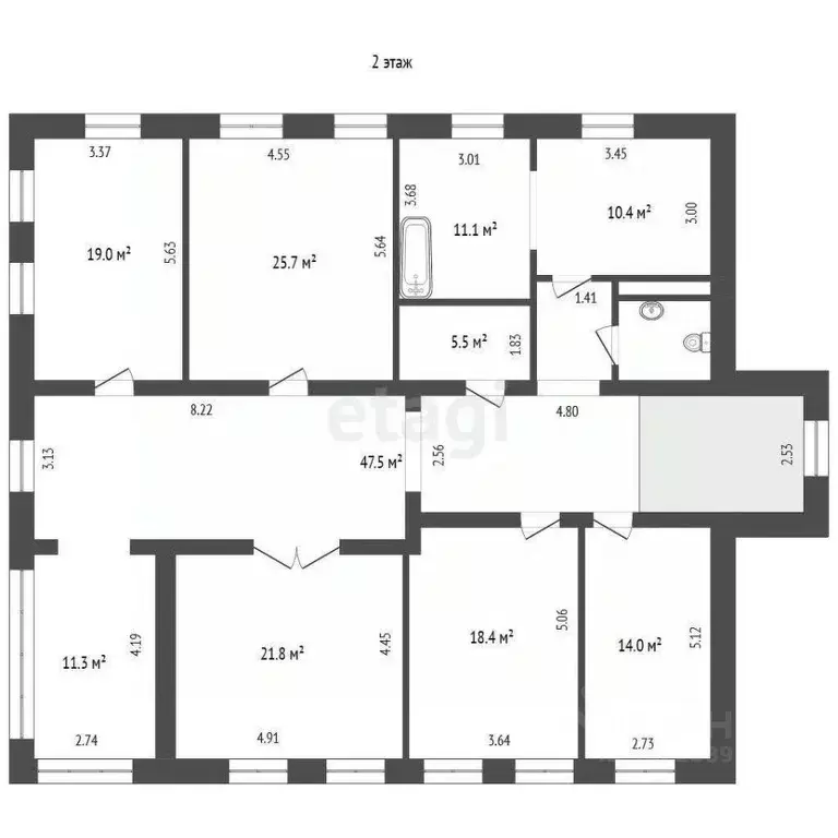 Дом в Вологодская область, Вологда Благовещенская ул., 59 (767 м) - Фото 1