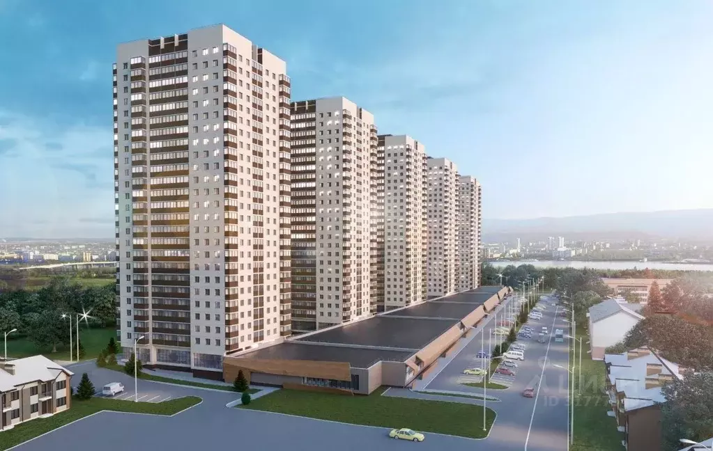 1-к кв. Красноярский край, Красноярск Дудинская ул. (50.06 м) - Фото 1