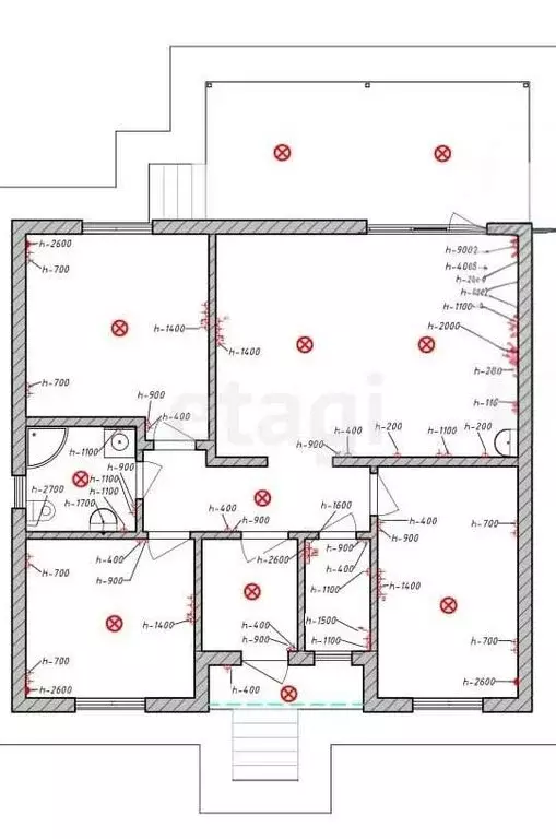 Дом в село Джигинка, Асфальтная улица (100 м) - Фото 1