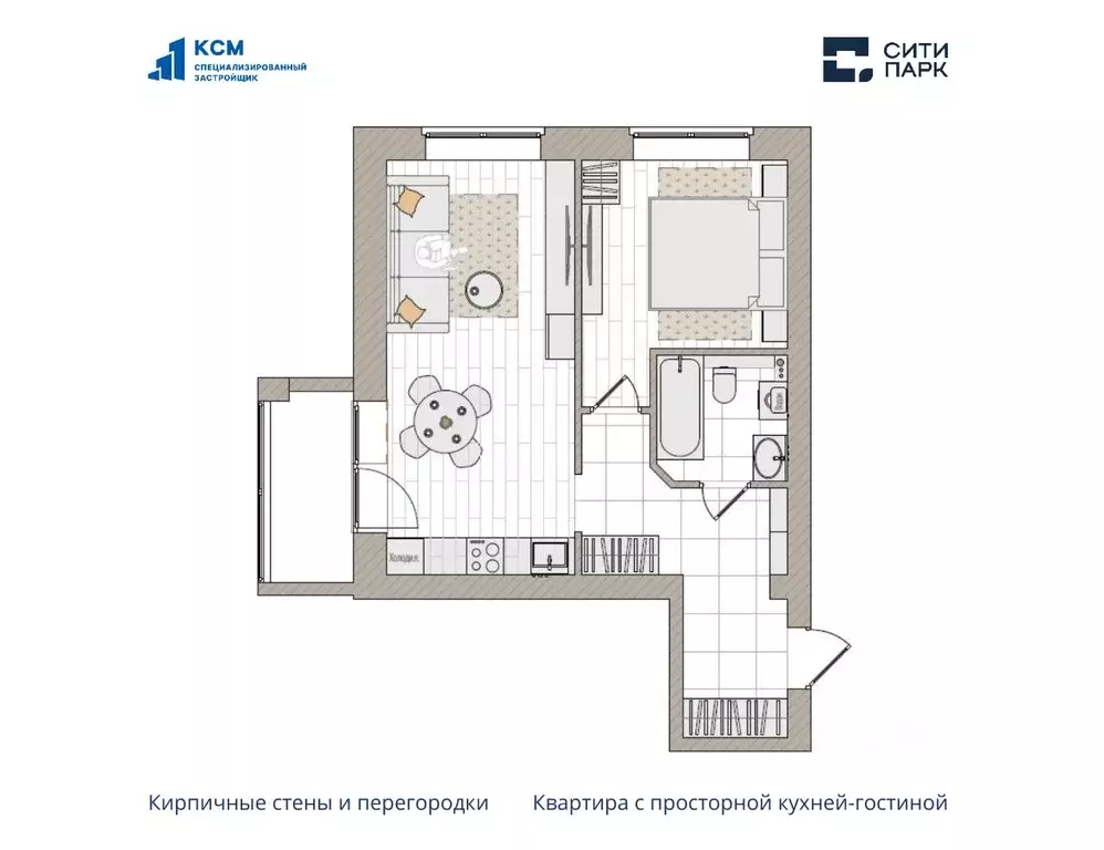 2-к кв. Кировская область, Киров городской округ, пос. Чистые Пруды ... - Фото 1