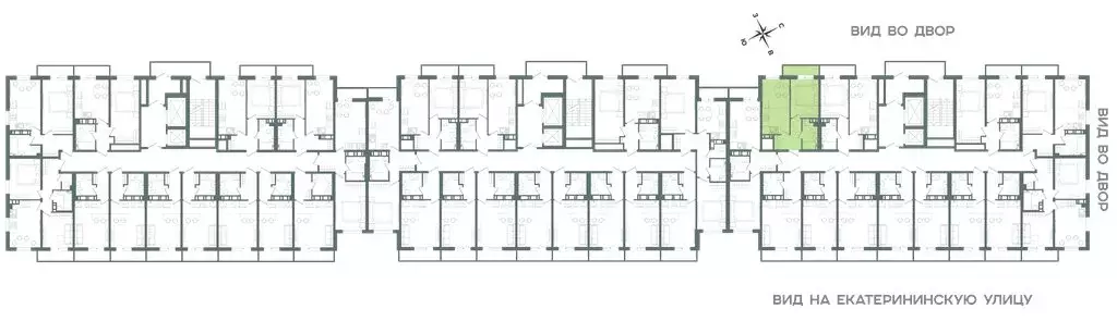 1-комнатная квартира: Мурино, Екатерининская улица, 11 (30.2 м) - Фото 1