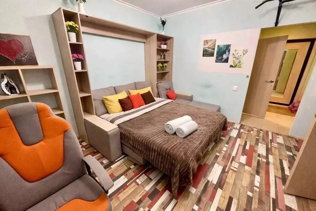 1-к кв. Московская область, Домодедово Южный мкр, ул. Курыжова, 28 ... - Фото 2