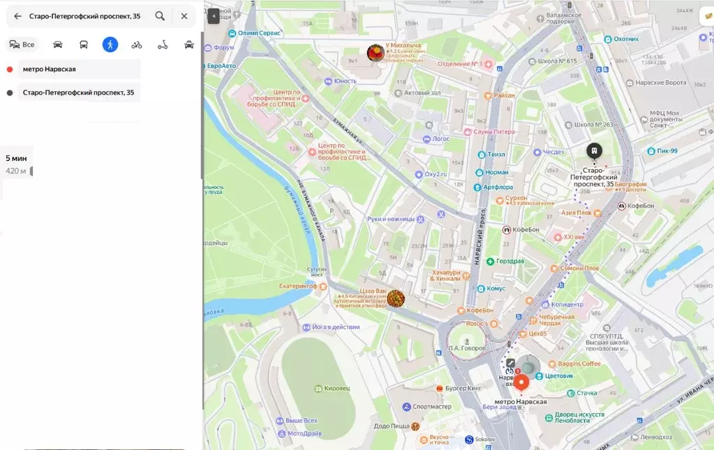 1-к кв. Санкт-Петербург Старо-Петергофский просп., 35 (30.0 м) - Фото 1