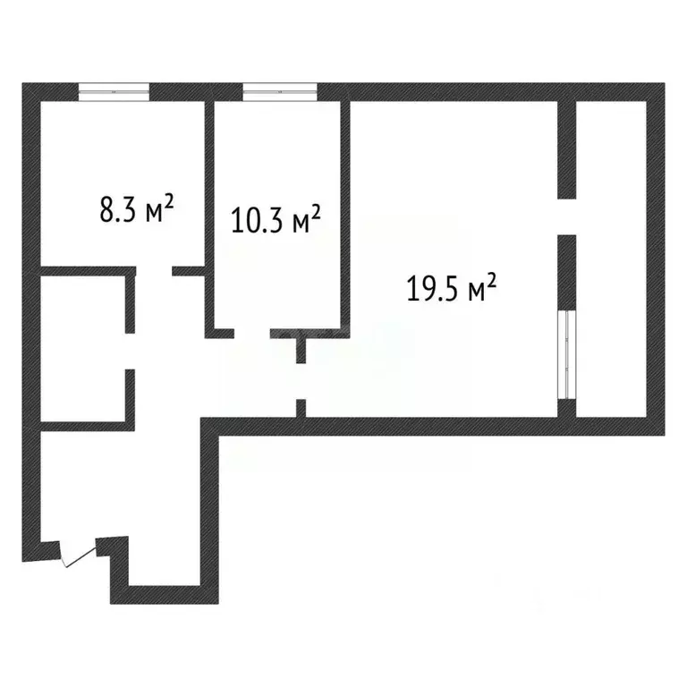 2-к кв. Воронежская область, Воронеж ул. Олеко Дундича, 9 (53.7 м) - Фото 2