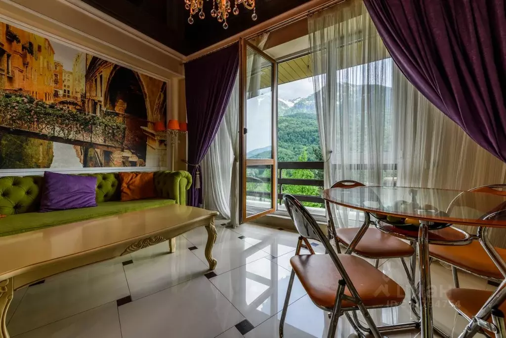 2-к кв. Краснодарский край, Сочи Красная Поляна пгт, ул. Калиновая, ... - Фото 1