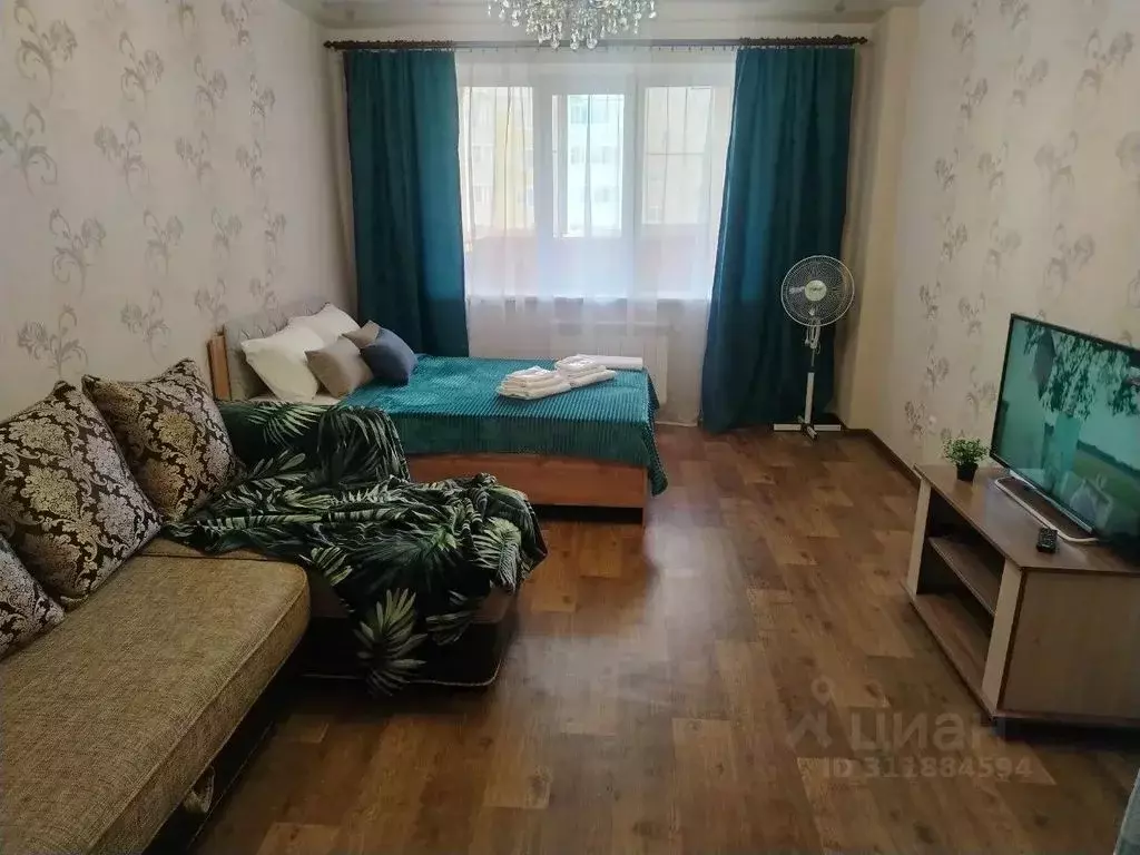 1-к кв. Чувашия, Чебоксары Университетская ул., 38к4 (43.0 м) - Фото 1