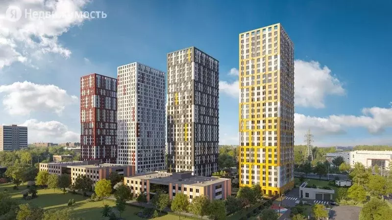 1-комнатная квартира: Красногорск, микрорайон Павшино, жилой комплекс . - Фото 0