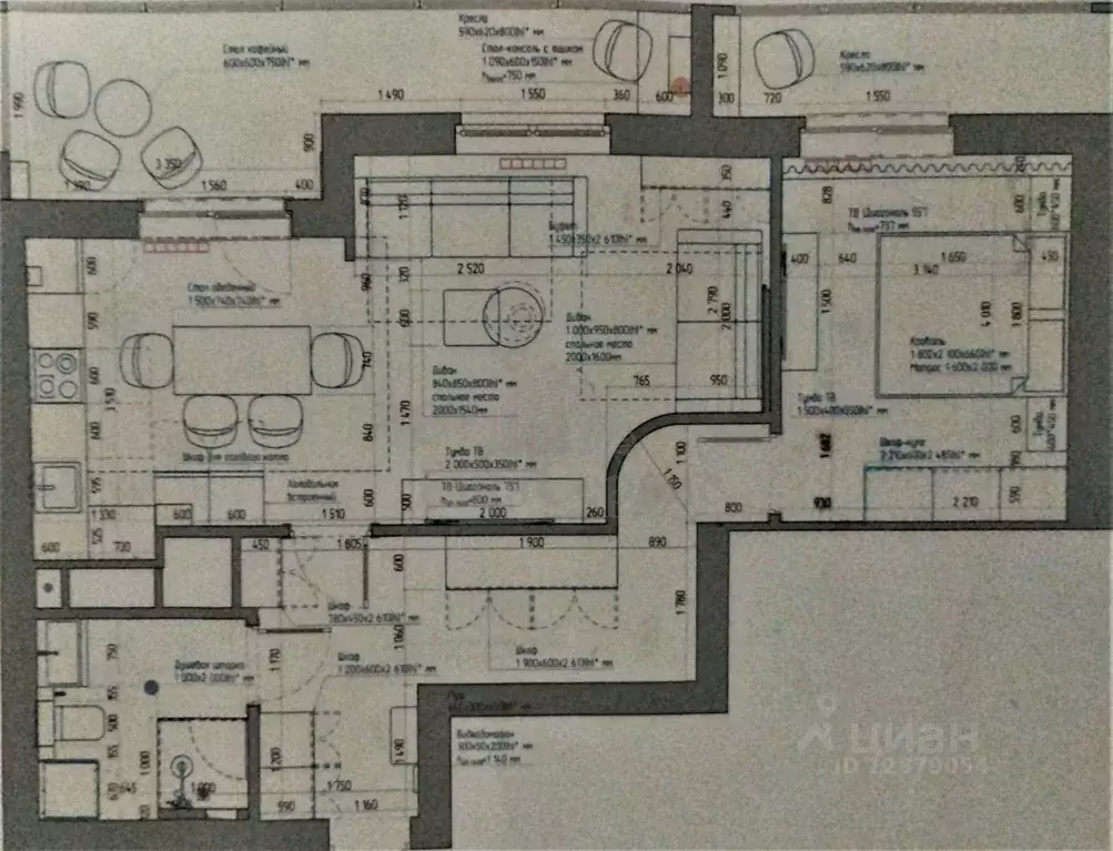 2-к кв. Тульская область, Тула ул. Свободы, 56А (59.9 м) - Фото 1