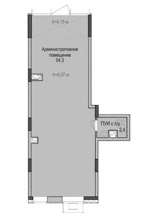 Торговая площадь (56.7 м) - Фото 1