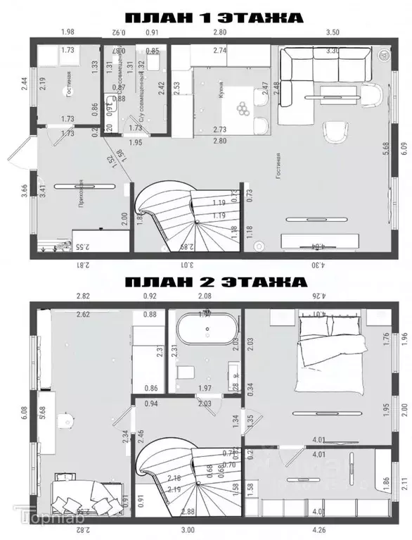 Таунхаус в Калининградская область, Калининград пос. Лермонтовский, ... - Фото 2