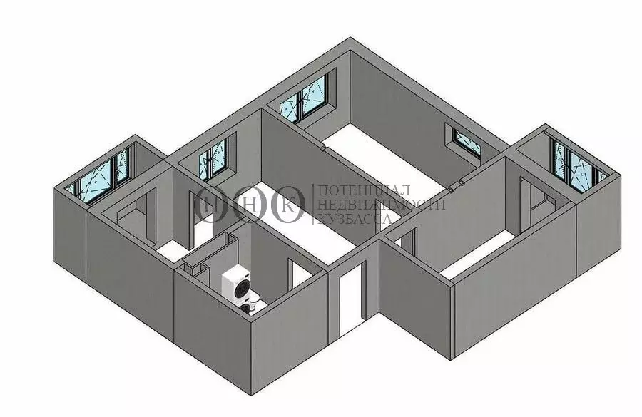 3-комнатная квартира: Кемерово, Красная улица, 10Б (58 м) - Фото 1