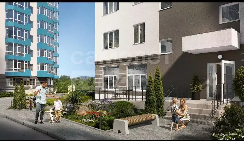 1-к кв. Крым, Алушта ул. 60 лет СССР, 25А (38.6 м) - Фото 2