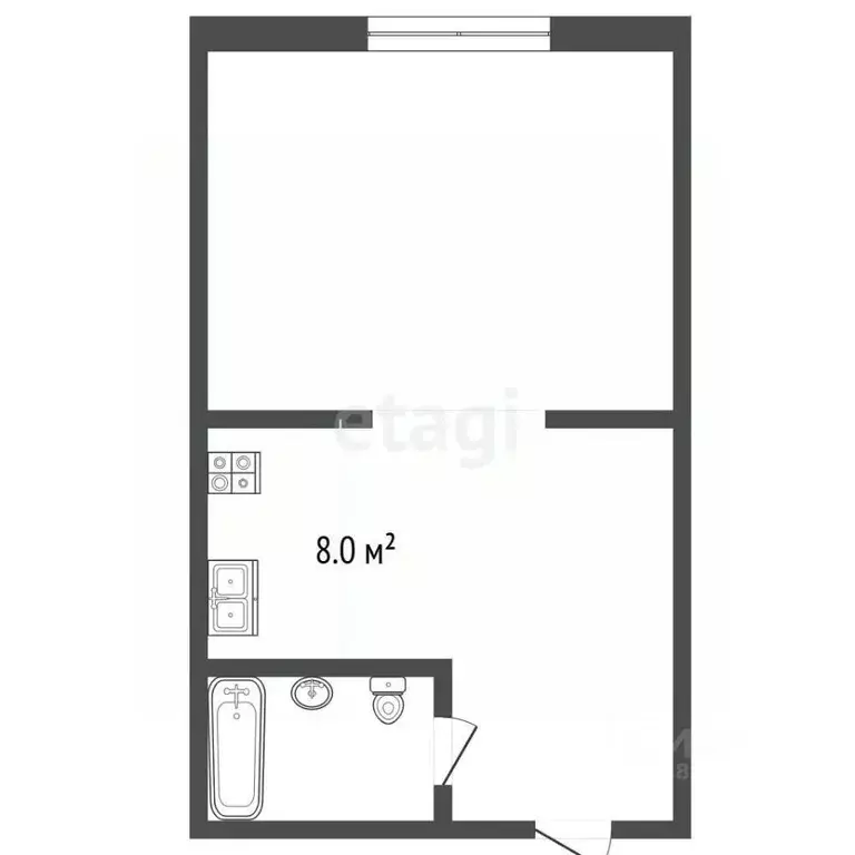 Студия Ростовская область, Ростов-на-Дону Привокзальная ул., 3/1 (33.0 ... - Фото 2