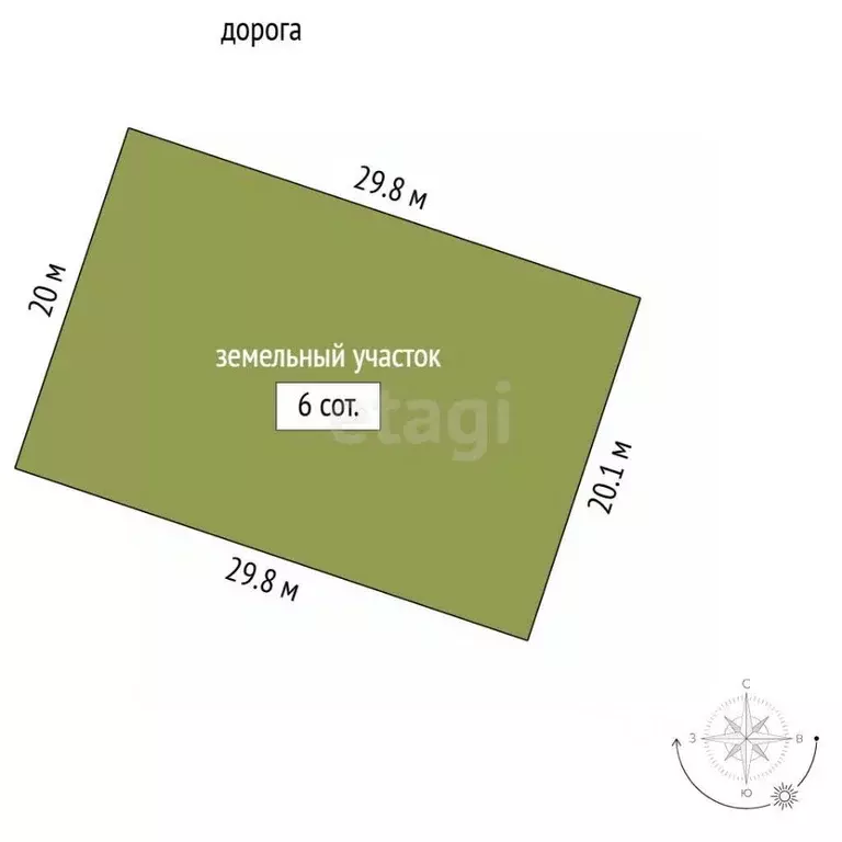 Участок в Ямало-Ненецкий АО, Новый Уренгой Мечта СНТ, ул. Сиреневая, 1 ... - Фото 1