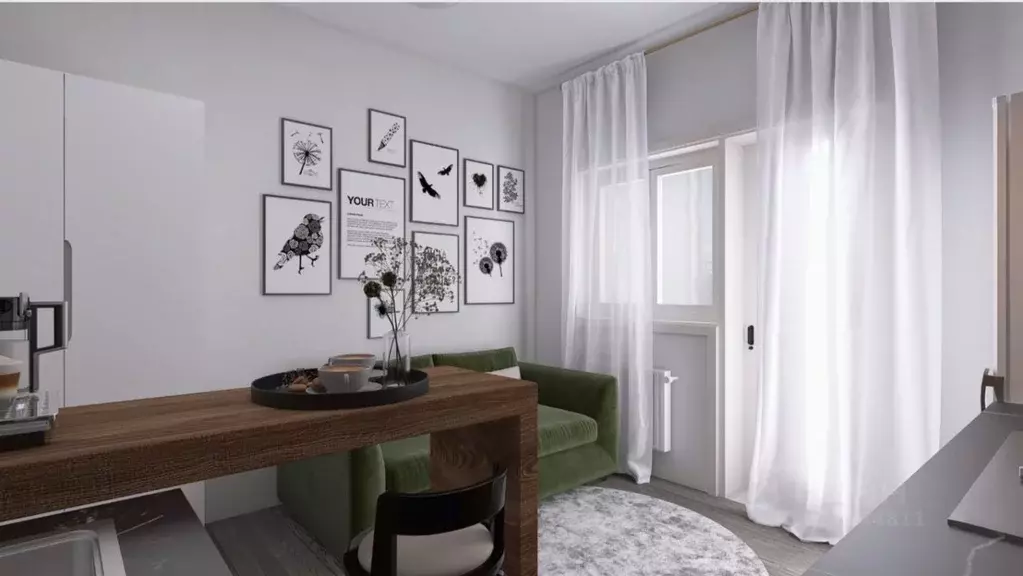 1-к кв. Тамбовская область, Тамбов ул. Имени Павла Строганова, 11Д ... - Фото 2