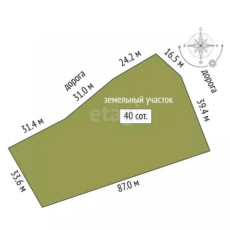 Участок в Ростовская область, Родионово-Несветайское с/пос, Павленков ... - Фото 1