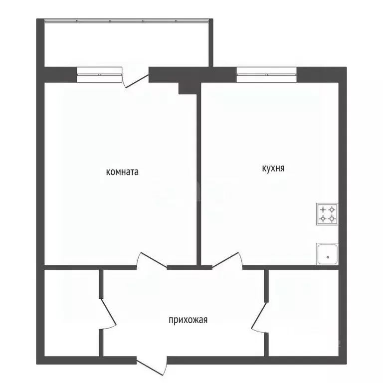 1-к кв. Красноярский край, Красноярск ул. Сурикова, 53 (34.0 м) - Фото 1