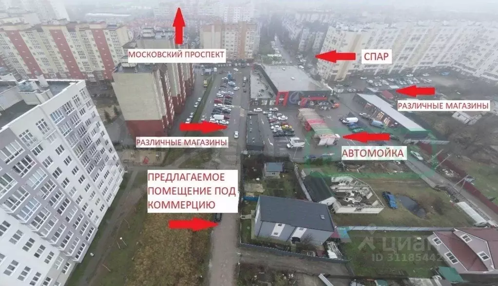 Помещение свободного назначения в Калининградская область, Гурьевский ... - Фото 0