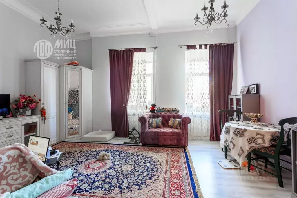 4-к кв. Москва ул. Маросейка, 13С3 (103.0 м) - Фото 0