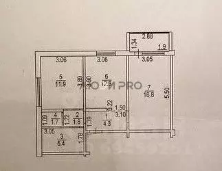 2-к кв. Кировская область, Киров ул. Героя Ивана Костина, 3 (54.2 м) - Фото 2