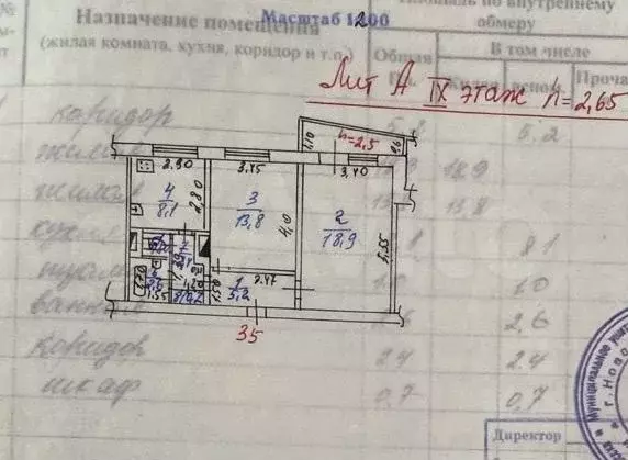 2-к. квартира, 52,7 м, 9/9 эт. - Фото 0