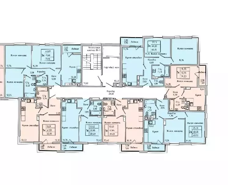 1-к кв. Ростовская область, Батайск ул. Ушинского, 27Ак1 (32.5 м) - Фото 2