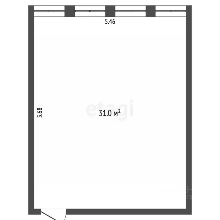 Студия Саха (Якутия), Якутск ул. Феликса Кона, 32/2 (31.0 м) - Фото 2