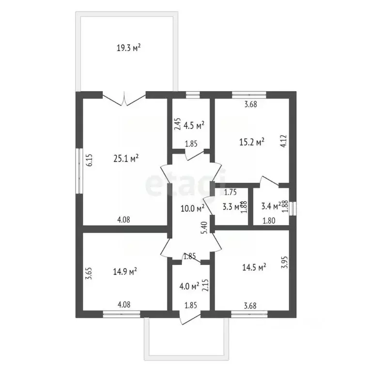 Дом в Воронежская область, Борисоглебск Пушкинская ул., 93 (124 м) - Фото 1