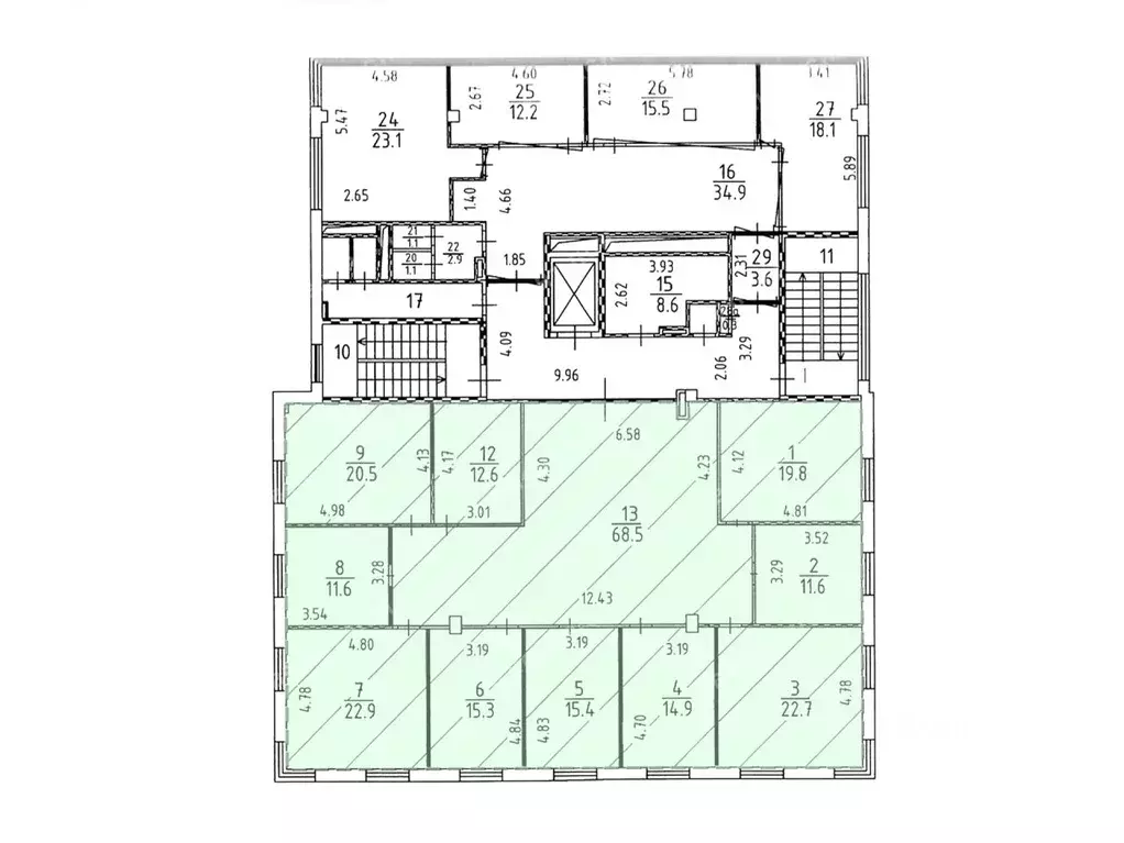 Офис в Москва Барыковский пер., 2 (269 м) - Фото 2