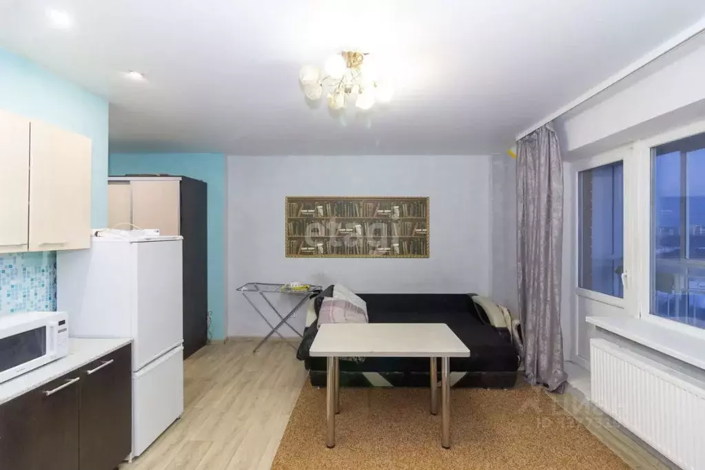 Студия Тюменская область, Тюмень Кремлевская ул., 112к1 (28.7 м) - Фото 1