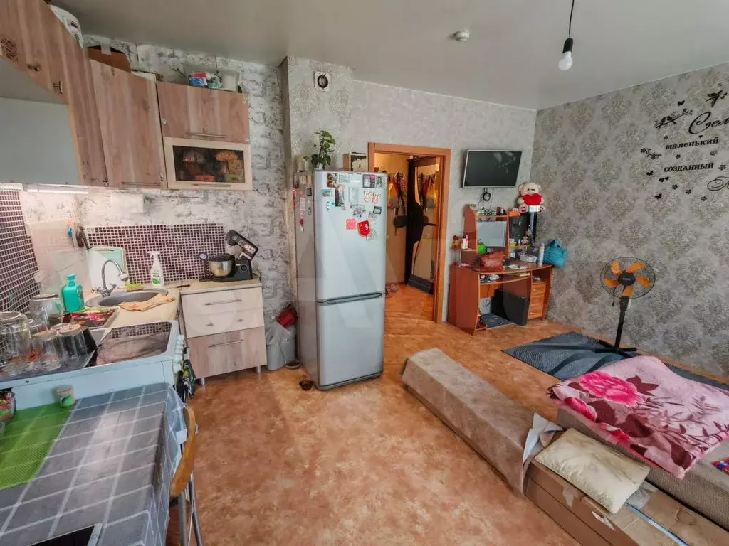 Квартира-студия, 28 м, 8/16 эт. - Фото 1