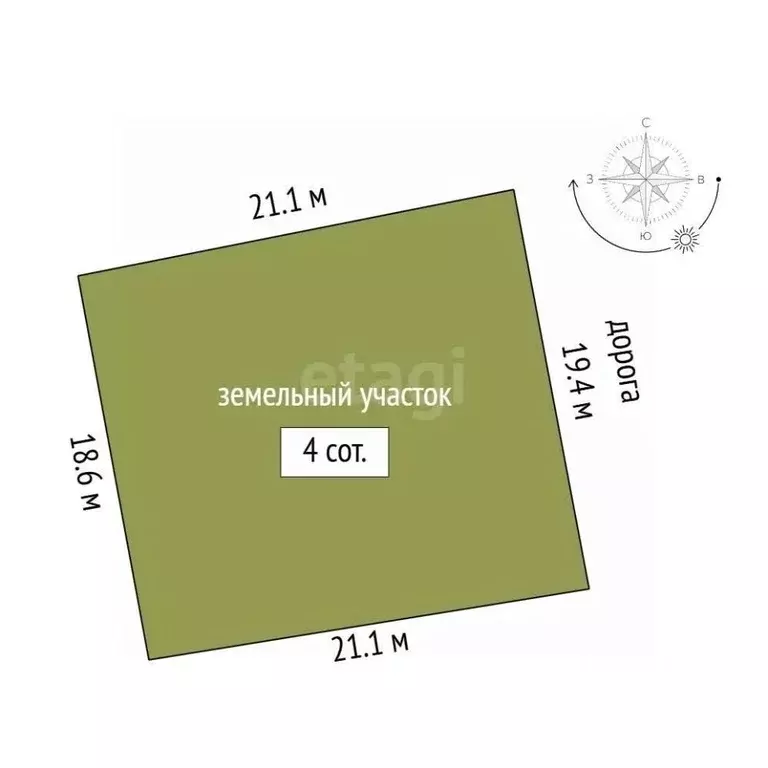 Участок в Крым, Черноморский район, с. Межводное  (4.0 сот.) - Фото 2