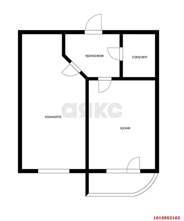 1-комнатная квартира: Краснодар, улица Григория Булгакова, 10 (36.5 м) - Фото 1