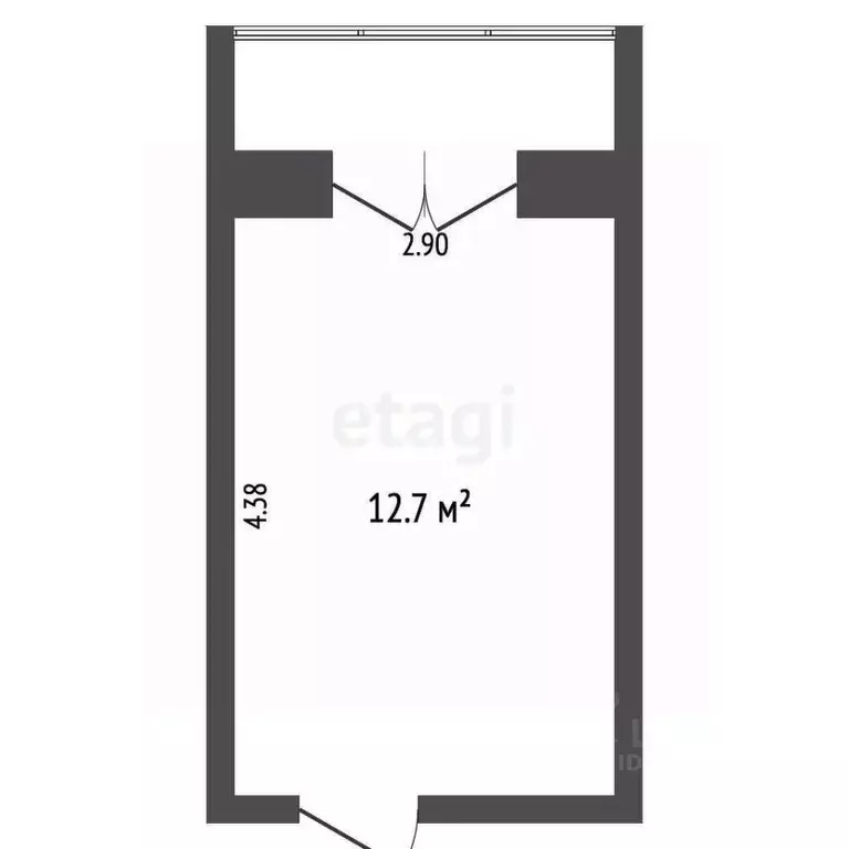 Комната Ставропольский край, Железноводск ул. Проскурина (12.7 м) - Фото 1