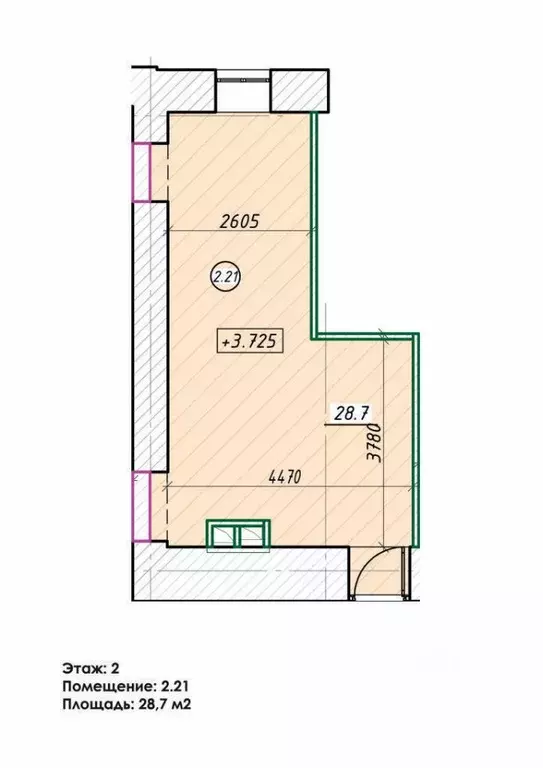 Помещение свободного назначения в Ленинградская область, Гатчина ул. ... - Фото 2