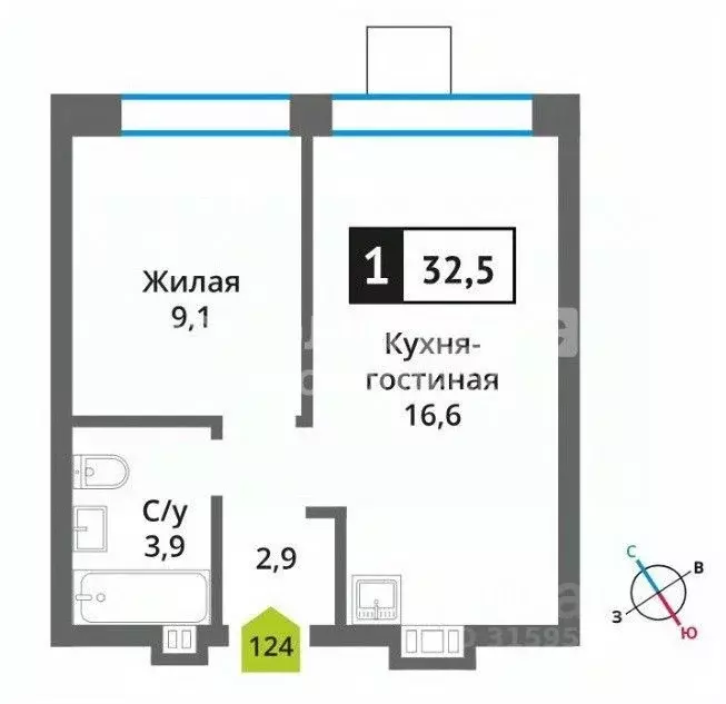 1-к кв. Московская область, Красногорск Опалиха мкр, Никольский ... - Фото 0