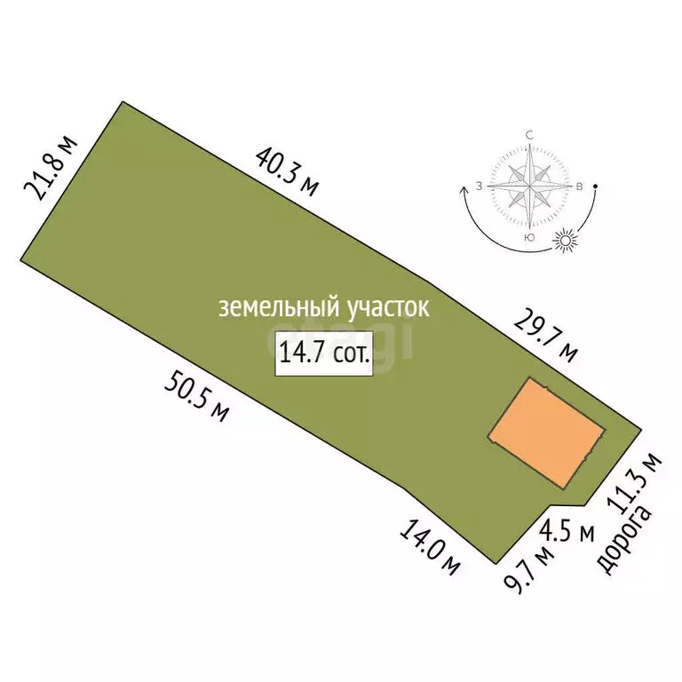 Дом в село Николаевка, улица Мира (63.4 м) - Фото 1