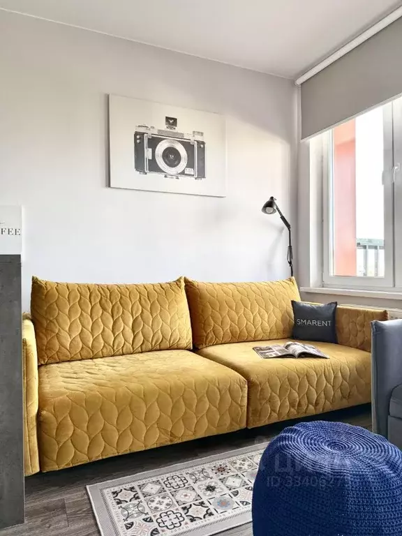 Студия Москва 1-й Грайвороновский проезд, 1 (26.8 м) - Фото 1