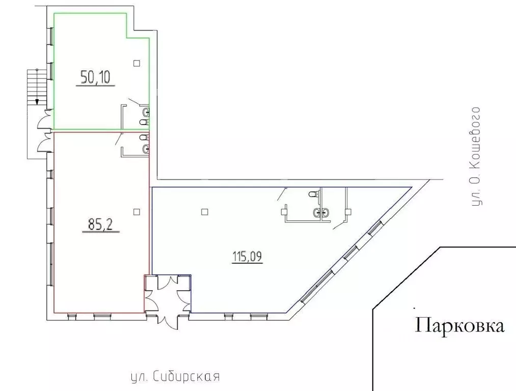 Помещение свободного назначения в Томская область, Томск Сибирская ... - Фото 1