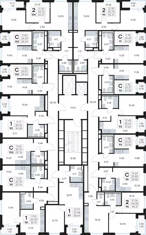 1-комнатная квартира: городской посёлок Новоселье, ЖК Глоракс ... - Фото 2