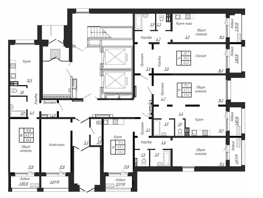 2-к кв. Ленинградская область, Тосненский район, пос. Тельмана ул. ... - Фото 2