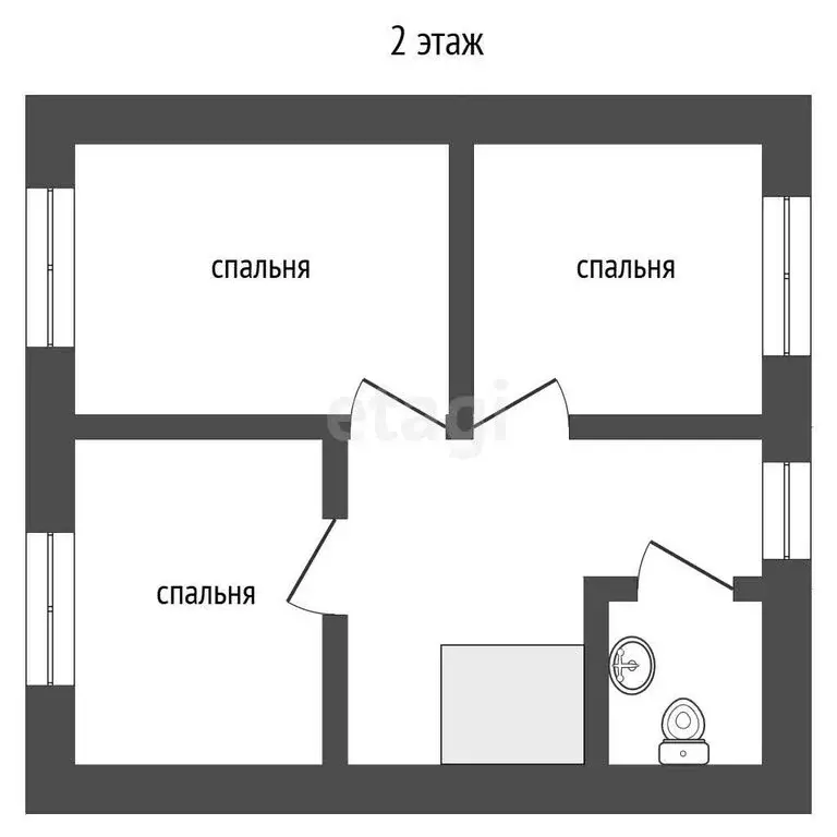 Дом в Тюмень, территория СОСН Колос-2, Береговая улица (90 м) - Фото 2