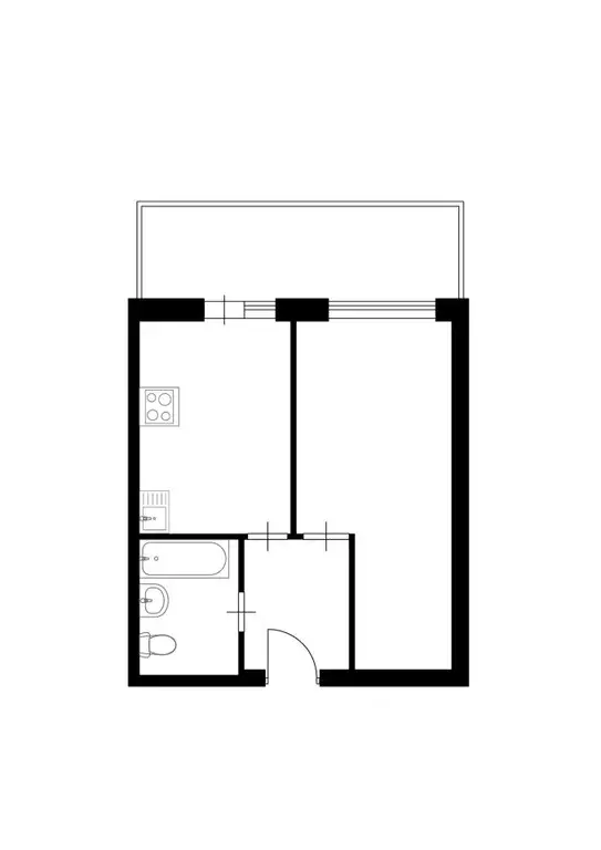 1-к кв. Башкортостан, Стерлитамак ул. Артема, 70 (40.0 м) - Фото 1